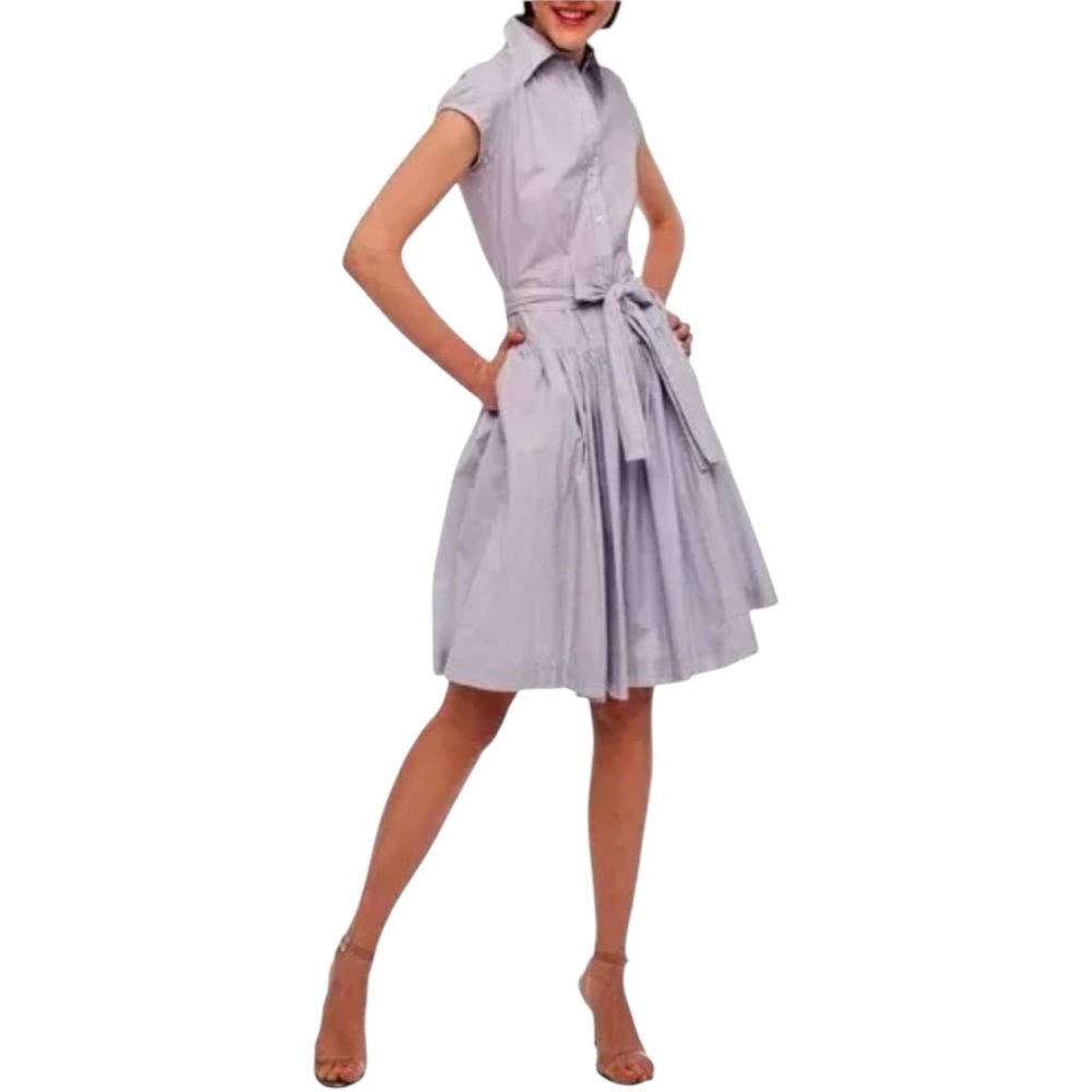 Norma Kamali Light Purple Midi Dress